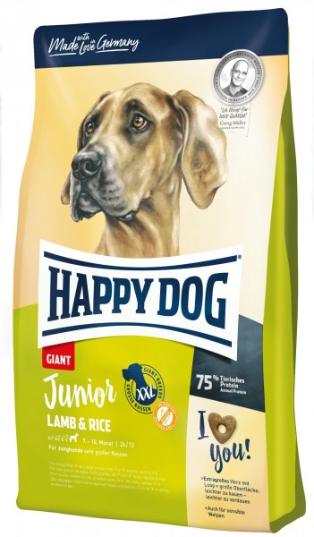 Happy Dog Supreme Junior Giant Lamb & Rice 15kg