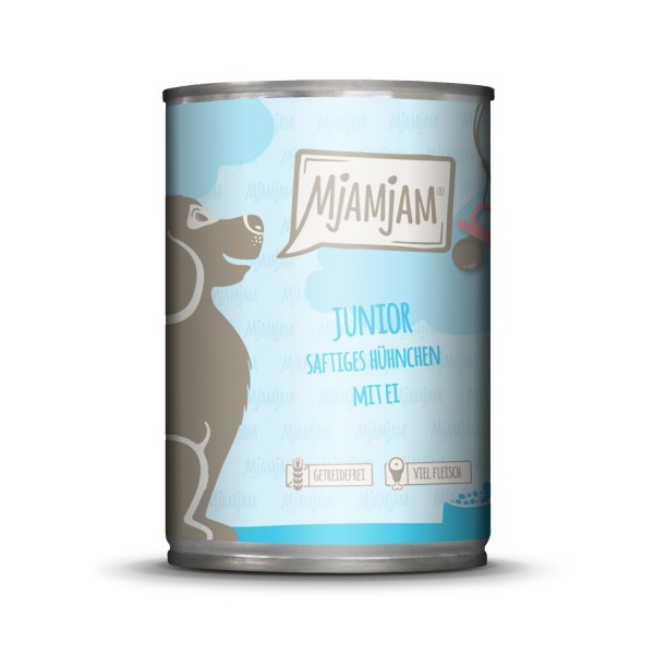 MjAMjAM - Junior saftiges Hühnchen mit Ei 400g