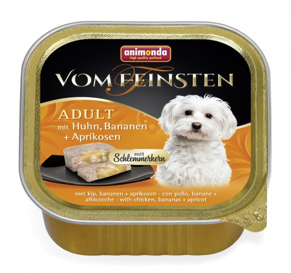 Animonda vom Feinsten Schlemmerkern mit Huhn, Bananen & Aprikosen - 150g Schale