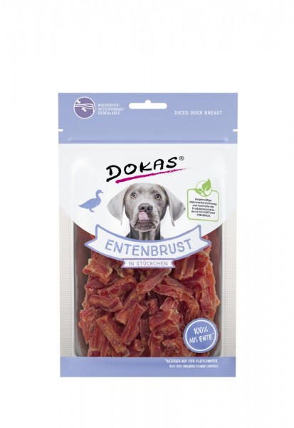 Dokas Snack Entenbrust in Stückchen 70g