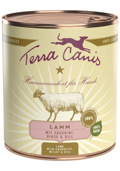 Terra Canis Classic Lamm mit Zucchini, Hirse und Dill 800g