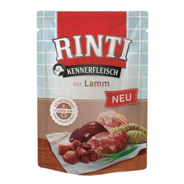 RINTI Kennerfleisch Lamm 400g Pouchbeutel