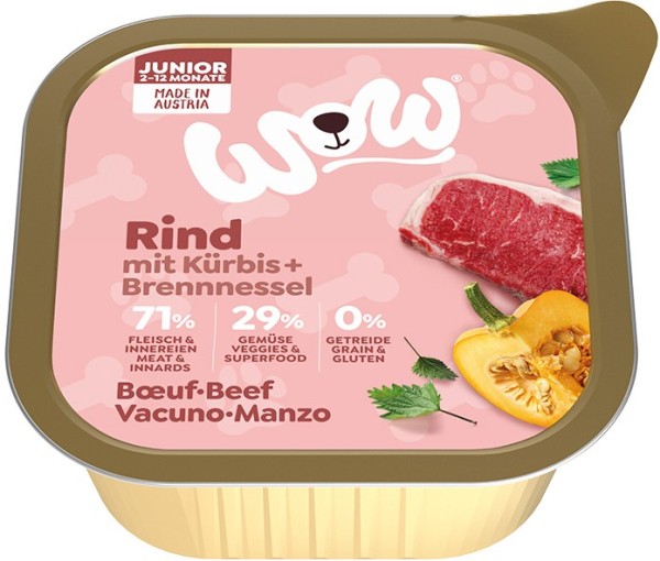 WOW JUNIOR Rind 150g