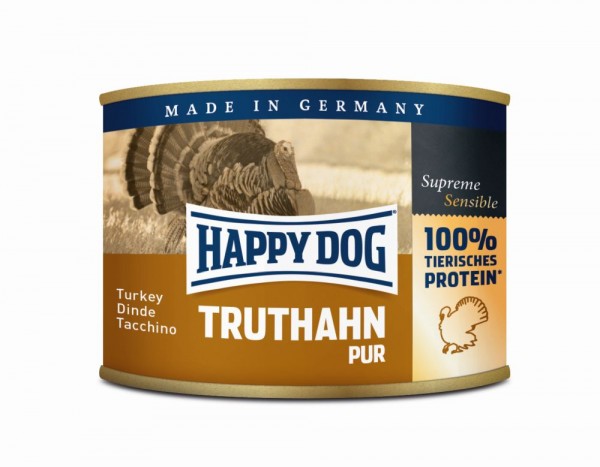 Happy Dog Dose Truthahn Pur 200g