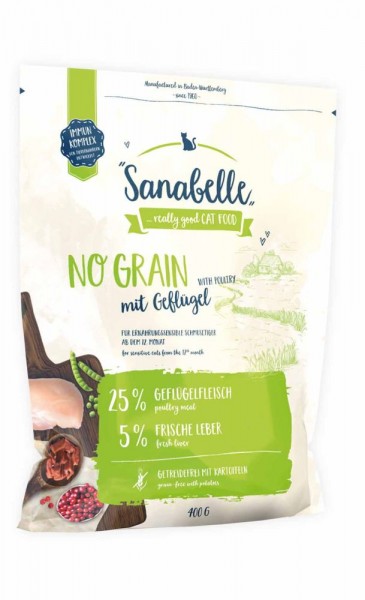 Sanabelle No Grain Geflügel 400 g