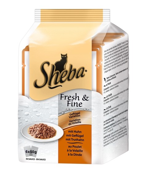 Sheba Multipack Fresh&Fine Geflügel Variation 6x5
