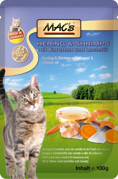 MACs Cat Hering & Shrimps - 100g Frischebeutel