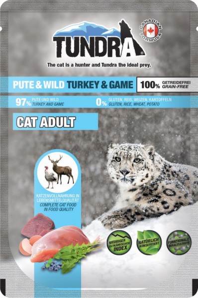 Tundra Adult Cat Pute & Wild - 85g Frischebeutel