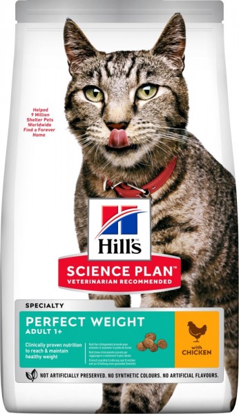Hills Science Plan Katze Adult Perfect Weight Huhn - 2,5kg Beutel