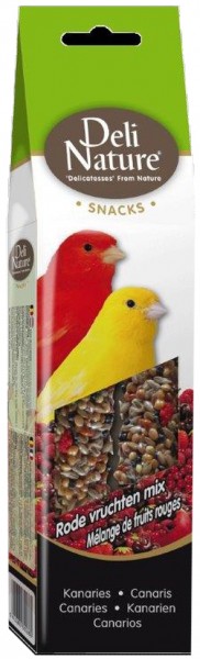 Beduco Deli Nature Snacks für Kanarien Roter Früchte Mix 60g