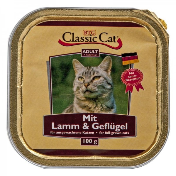 Classic Cat Schale Lamm & Geflügel 100g