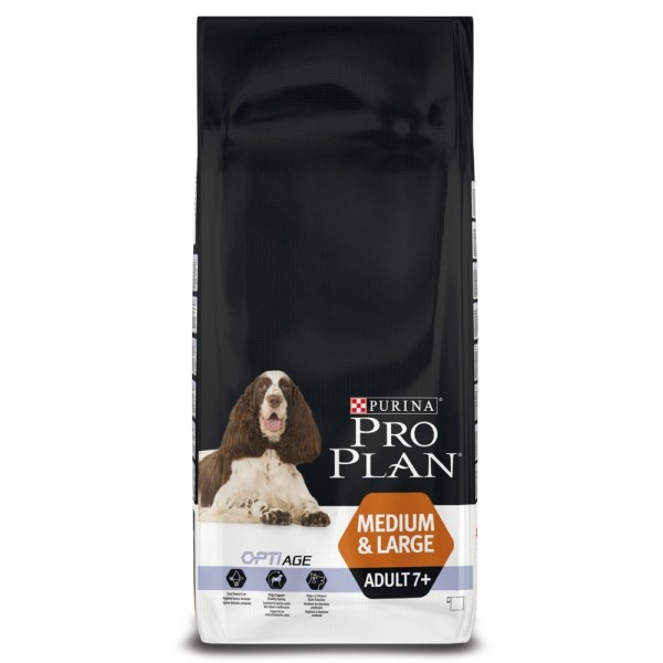 Purina Pro Plan Adult 7+ Medium/Large Huhn+Reis 14kg