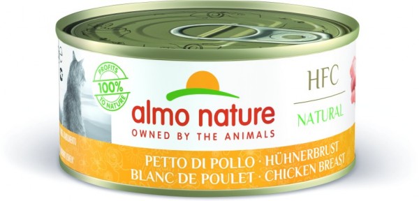Almo Nature Katze Natural - Hühnerbrust - 150g Dose