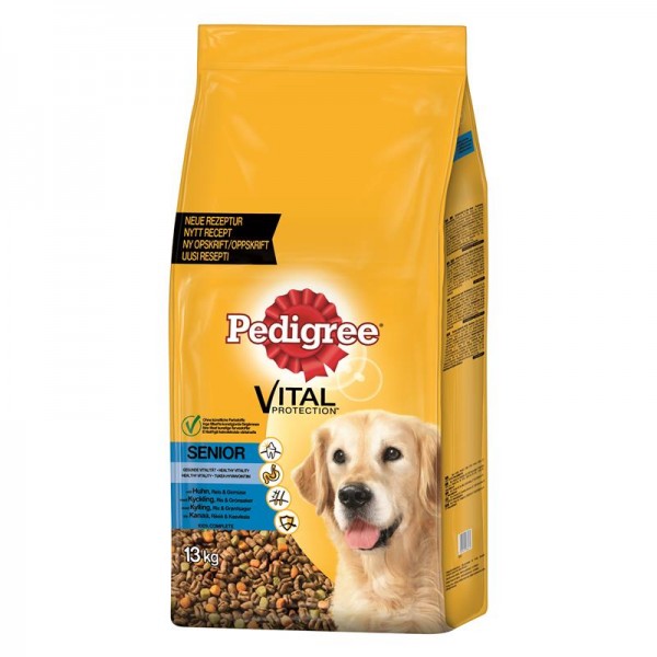 *** Pedigree Trocken Senior mit Huhn & Reis 13kg [*** AUSLAUFARTIKEL]