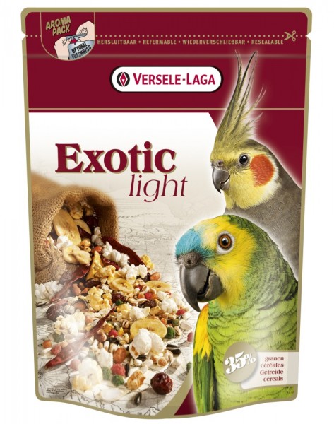 Versele-Laga Prestige Premium Papageien Exotic Light - 750g Frischebeutel