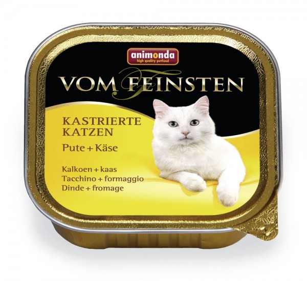 Animonda vom Feinsten Mildes Menue Pute & Käse - 100g Schale