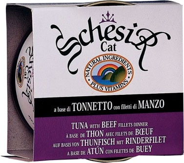 Schesir Cat - Thunfisch & Rinderfilet - 85g Dose