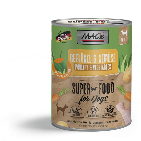 MACs DOG - Geflügel & Gemüse 800g